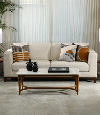 Lennor Sofa Mid-Century Elegance in Teak by Luxury Furns
